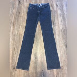 PAIGE Blue Straight Leg Jeans Timeless Design